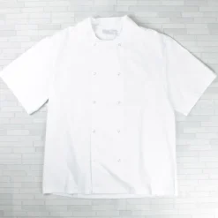 Short Sleeve White Chef Jacket
