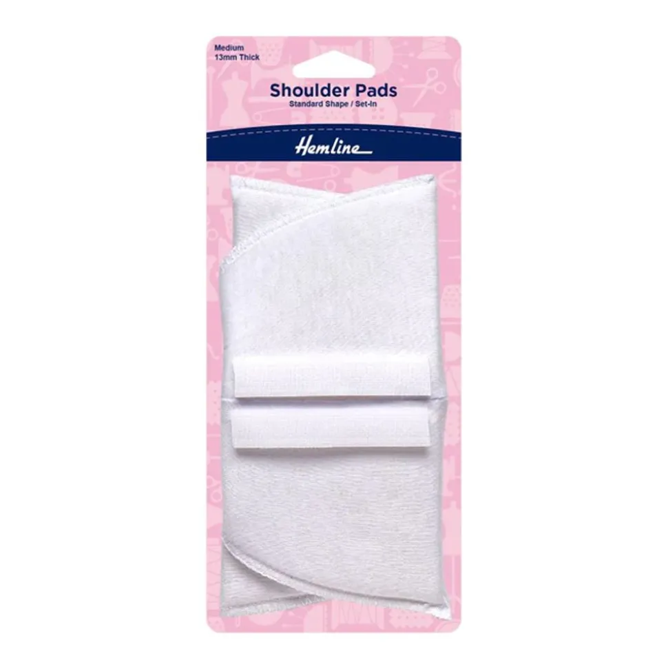 Shoulder Pads Standard Shape White
