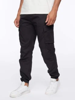 Sidemoore Cargo Pants Black by Crosshatch