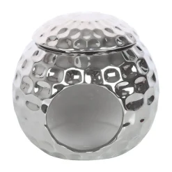 Silver Disco Ball Ceramic Oil Burner