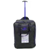 Small Overhead Trolley Cabin Bag Black & Blue by Bordlite