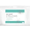 So Soft Microfibre Twin Pack Pillow by Bedroom Couture Soft Support - Made in Ireland