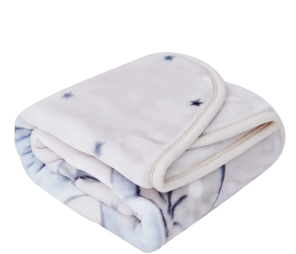 Soft Fleece Elephant Dreams Baby Blanket