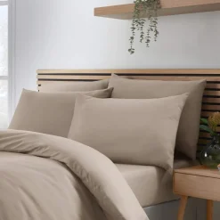 Soft Touch Flat Sheet Mink by Catherine Lansfield