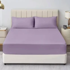 Soft Touch Mauve Fitted Sheet