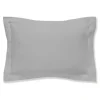 Soft Touch Oxford Pillowcase Pairs Silver