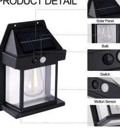 Solar Sensor Security Lantern