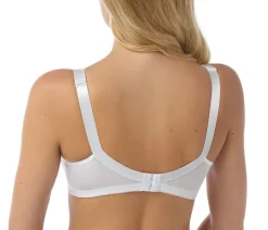 Sophia Embroidered Cup Firm Control Non-Wired Bra by Marlon