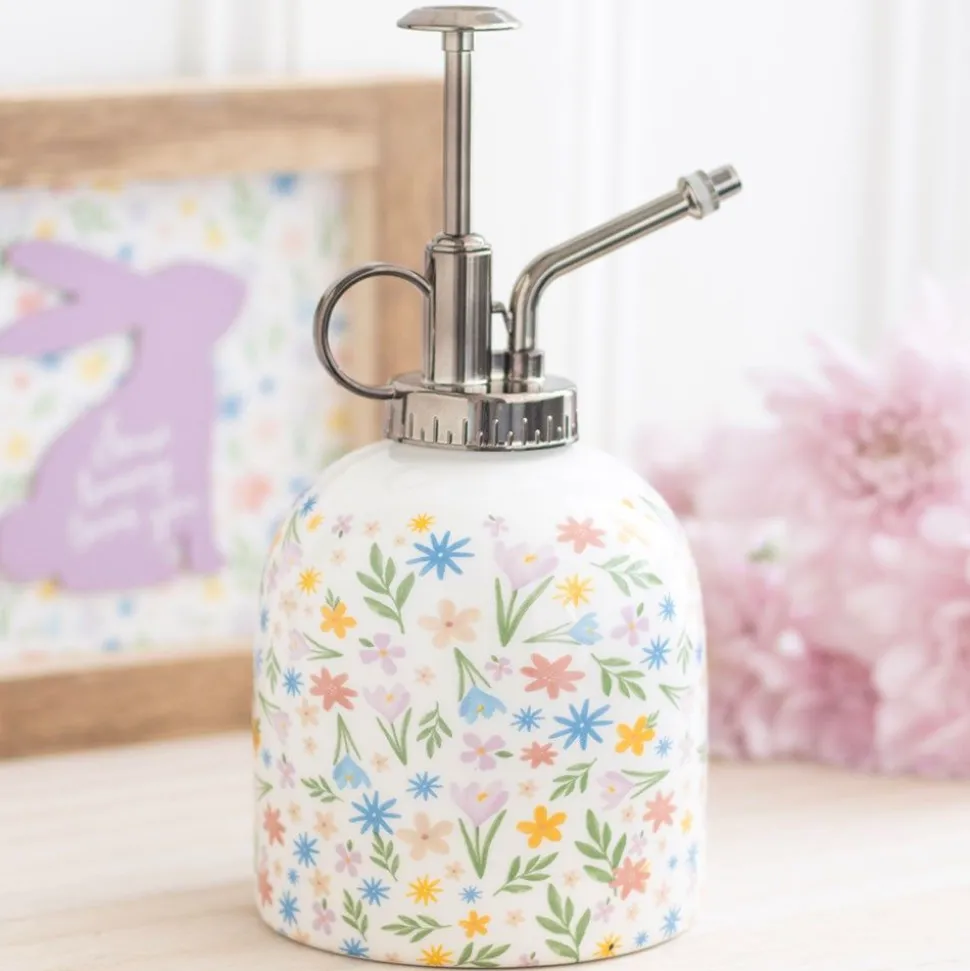 Spring Floral Print Ceramic Plant Mister