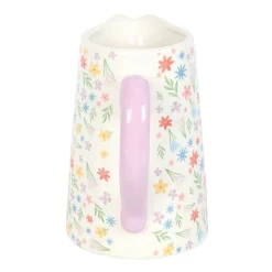 Spring Floral Print Flower Jug