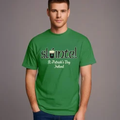 St Patrick's Day 100% Cotton T-Shirt Slàinte