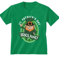 St. Patrick's Day Kids T-Shirt Leprechaun