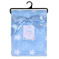 Stars Blue Baby Blanket/Wrap by Adore Home