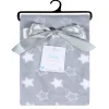 Stars Grey Baby Blanket/Wrap by Adore Home