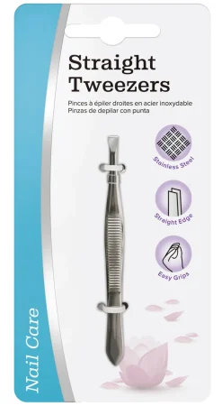 Straight Tweezers Stainless Steel