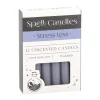 Stress Less Spell Candles Blue - 12 Pack