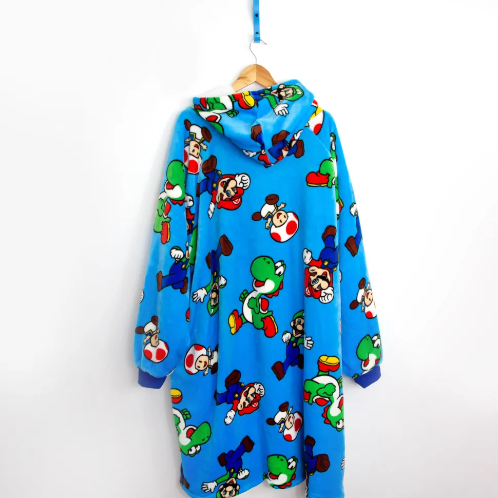 Super Mario Hugzee Wearable Fleece Hoodie – Medium