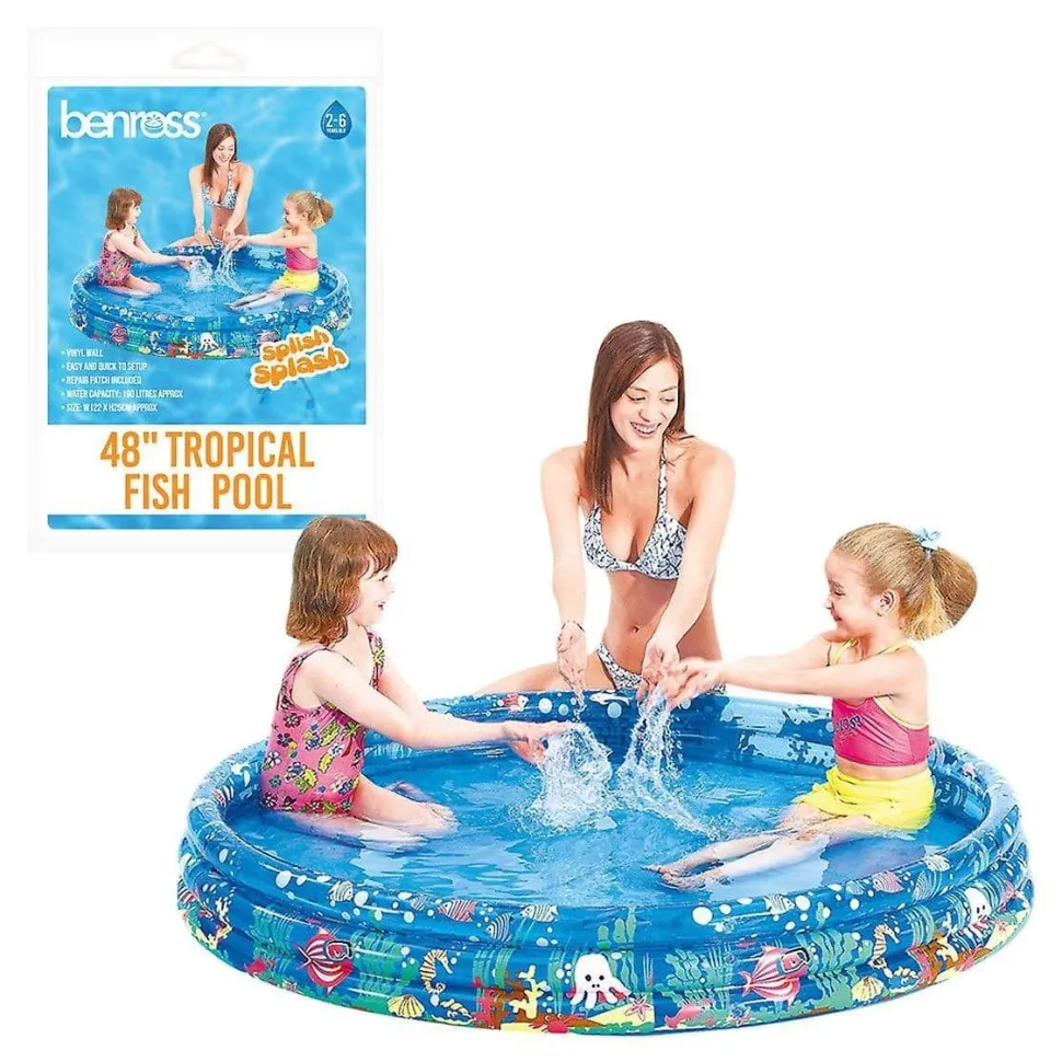 Swimming Pool 3 Ring Tropical Fish