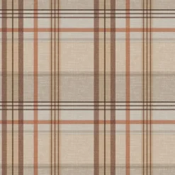Tartan Beige PVC Oil Cloth 725-3 - Price by the metre