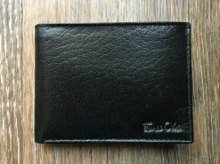 Thomas Calvi Black Leather Wallet