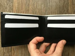Thomas Calvi Black Leather Wallet