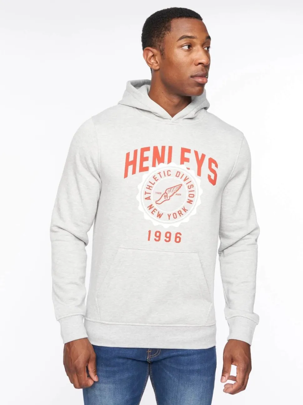 Tipton Hoodie Grey by Henley