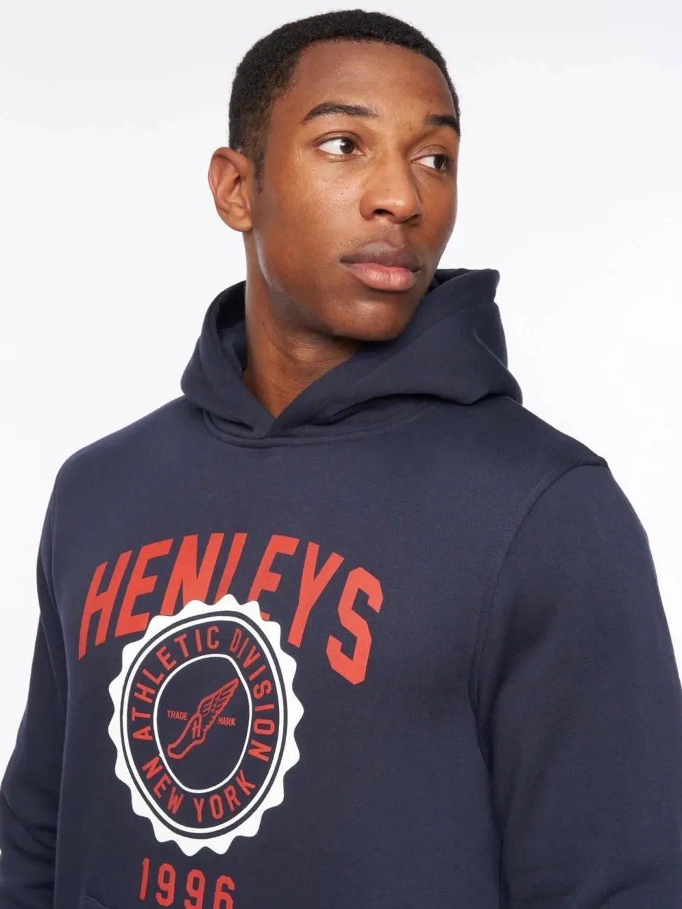 Tipton Hoodie Navy by Henley