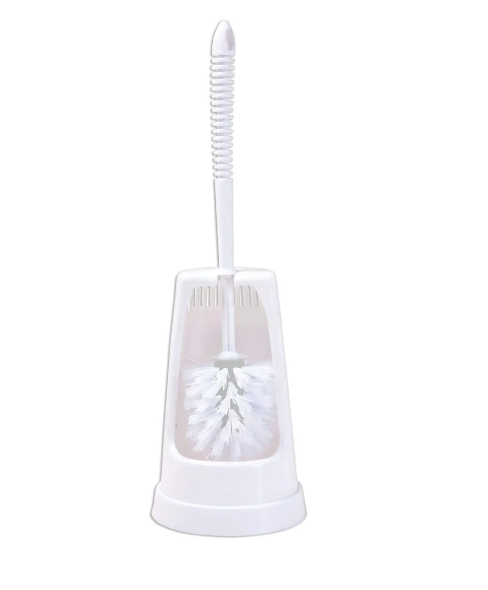 Toilet Brush with Stand White