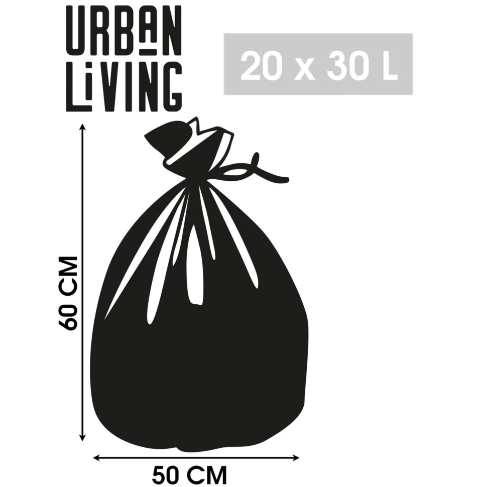 Urban Living Garbage Bags 30 Litre
