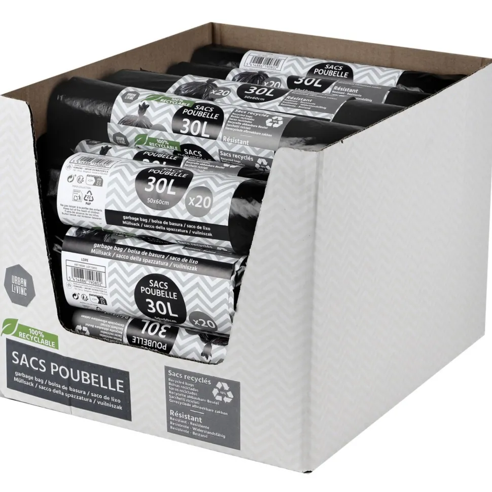 Urban Living Garbage Bags 30 Litre