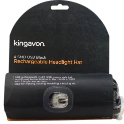 USB Rechargeable 4 SMD Headlight Hat