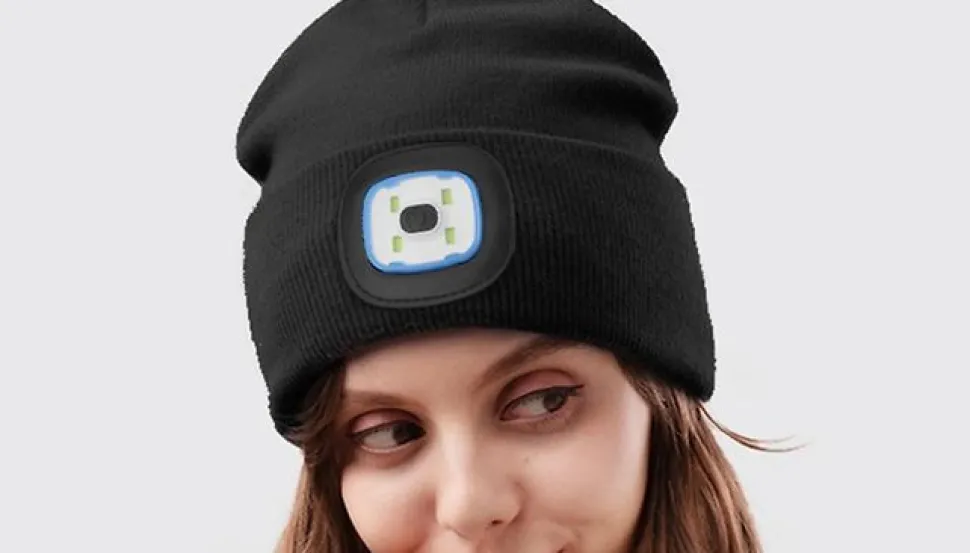 USB Rechargeable 4 SMD Headlight Hat