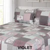 Violet Scalloped Pillow Sham