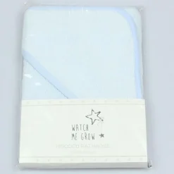 Watch me Grow 100% Cotton Blue Hooded Towel