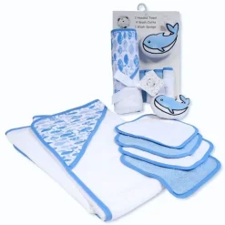 Whale 6 Piece Bathing Set Blue