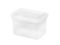 Wham Crystal 7 Litre Box & Lid Clear