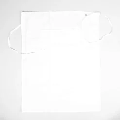 White Bar Apron With Pocket 103-006