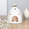 White Beehive Oil Burner