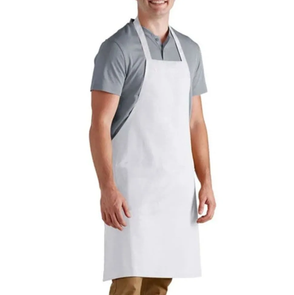 White Bib Apron - 103 - 030