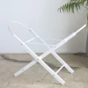 White Moses Basket Stand