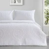 Winchester White Bedspread 235x235cm