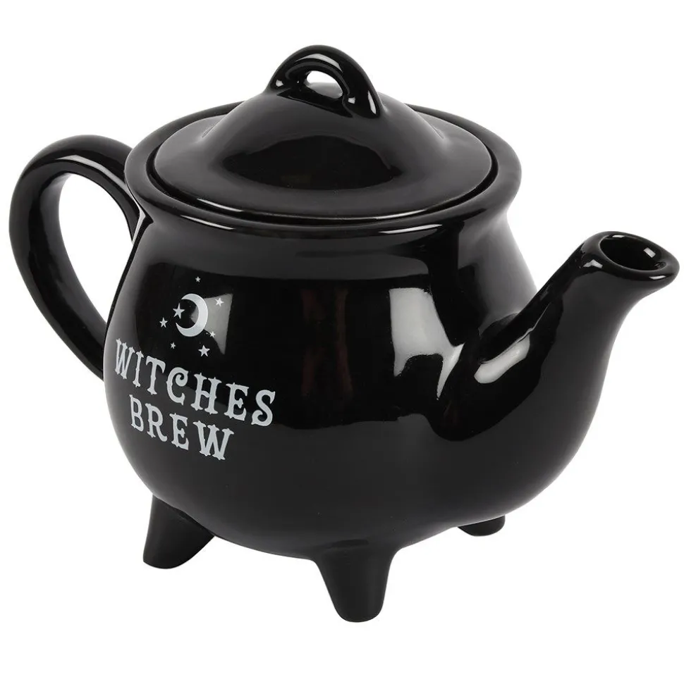 Witches Brew Black Teapot