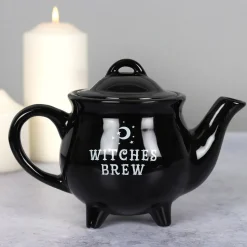 Witches Brew Black Teapot