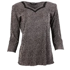 Women's 3/4 Sleeve Crinkle Top Sandstone