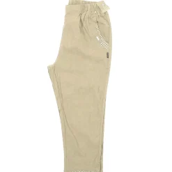 Womens Anchor Crop Trousers Beige