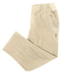 Womens Anchor Crop Trousers Beige