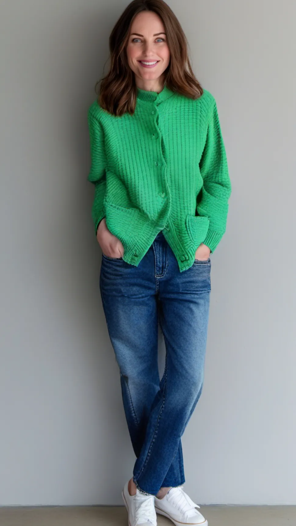 Women's Cardigan Green