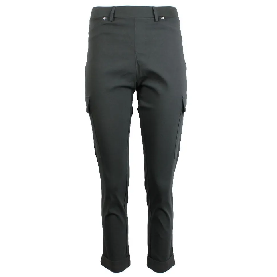 Women's Cargo Stretch Pants Olive 27" Leg