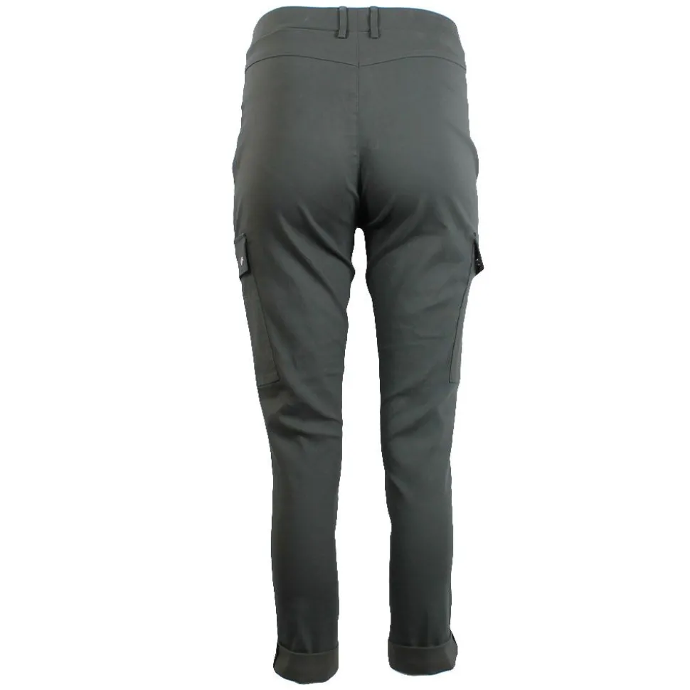 Women's Cargo Stretch Pants Olive 27" Leg