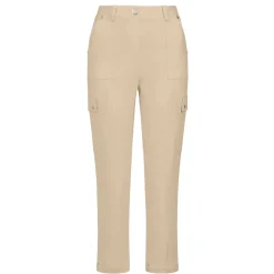 Women's Combat Style Stretch Utility Trousers Beige